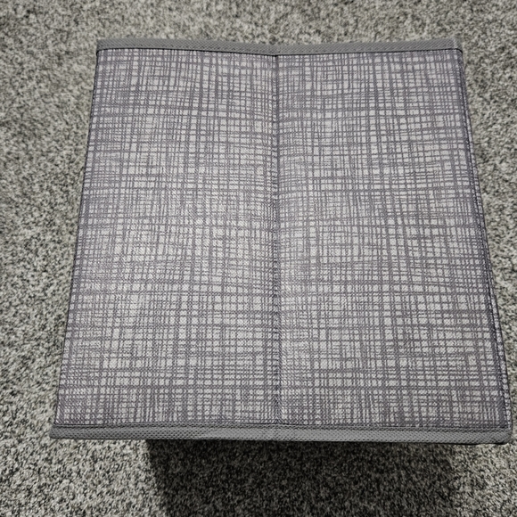 Fabric Storage Cube - Grey Pattern - Picture 7 of 15